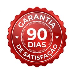 Selo de garantia de 90 dias de satisfação